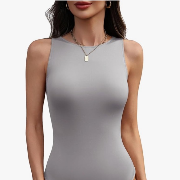 Y2K Gray Tank Top  Crop Top - Picture 1 of 7